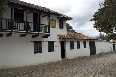 Arquitectura típica de casas en Villa de Leyva