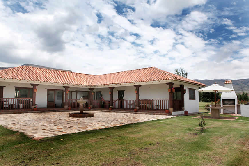 casa San Agustín en Villa de Leyva