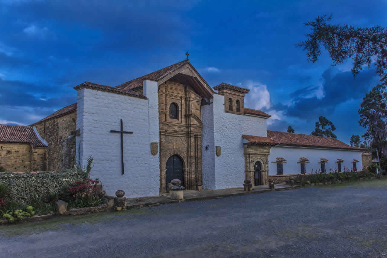 Fachada del convento Santo Ecce-Homo de Villa de Leyva