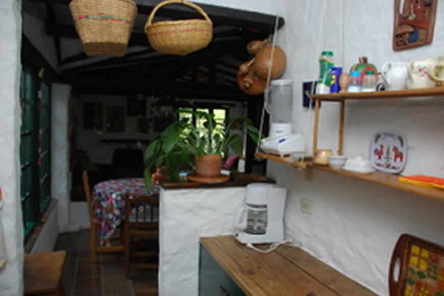 Cocina cabaña la rupa en Villa de Leyva