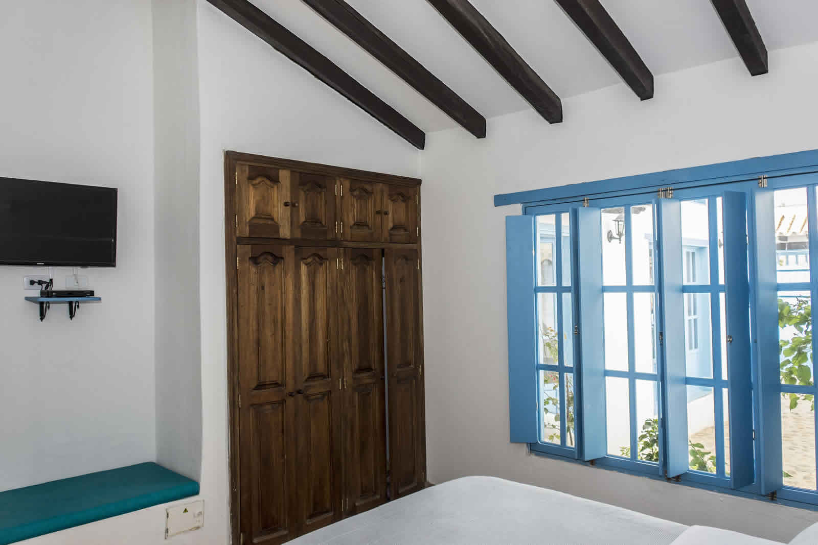 Alquiler Casa Azul en Villa de Leyva Escalera habitación 2
