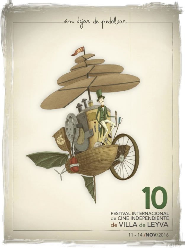 Afiche 10 festival de cine independiente de Villa de Leyva